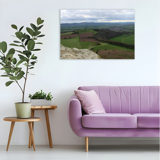 Giclée Mounted Wall Art Prints. Roseberry Topping. North Yorkshire Moors National Park. England.