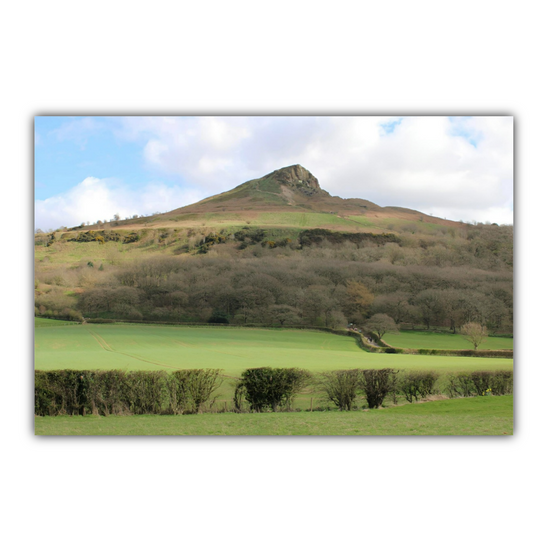 Giclée Mounted Wall Art Prints. Roseberry Topping. North Yorkshire Moors National Park. England.