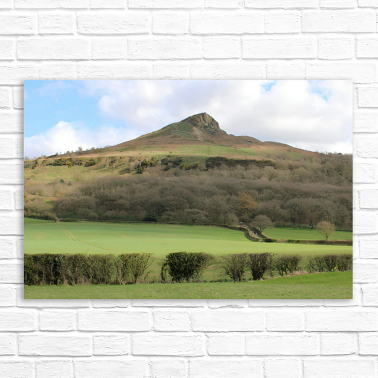 Giclée Mounted Wall Art Prints. Roseberry Topping. North Yorkshire Moors National Park. England.