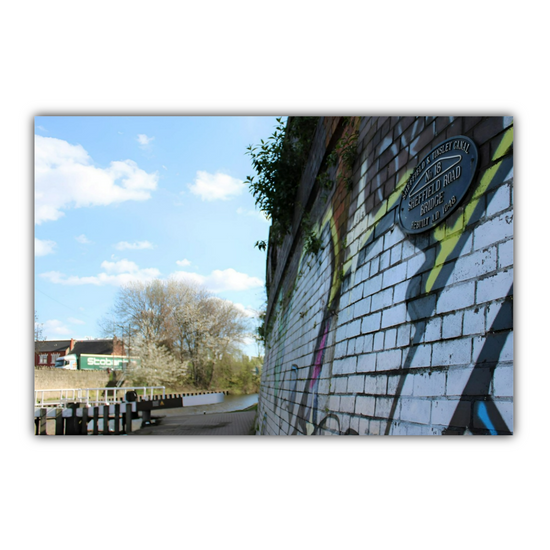 Giclée Mounted Wall Art Prints. Sheffield & Tinsley Canal. South Yorkshire. England.