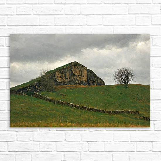 Giclée Mounted Wall Art Prints. Roseberry Topping. Yorkshire Moors National Park. England.