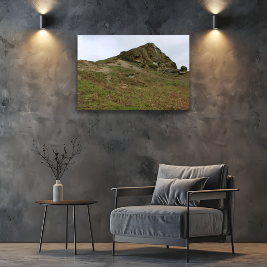 Giclée Mounted Wall Art Prints. Roseberry Topping. North Yorkshire Moors National Park. England.