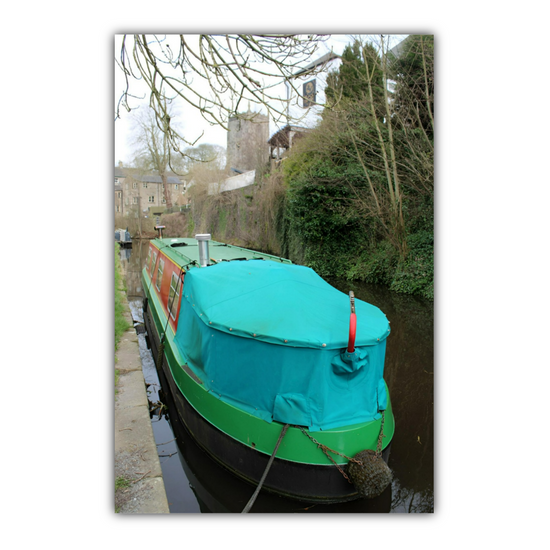 Giclée Mounted Wall Art Prints. The Leeds To Liverpool Canal. Skipton. North Yorkshire. England.