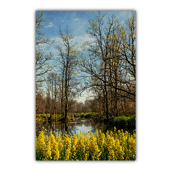 Giclée Mounted Wall Art Prints. Langhold Country Park. Nottinghamshire. England.