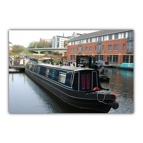 Giclée Mounted Wall Art Prints. Victoria Quays. Sheffield & Tinsley Canal. South Yorkshire. England.