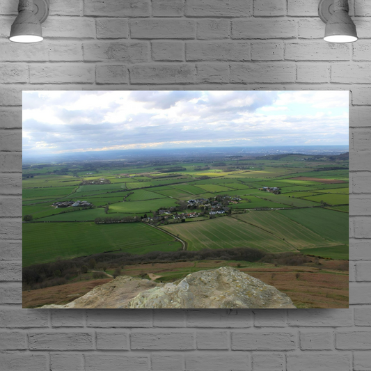 Giclée Mounted Wall Art Prints. Roseberry Topping. North Yorkshire Moors  National Park.  England.