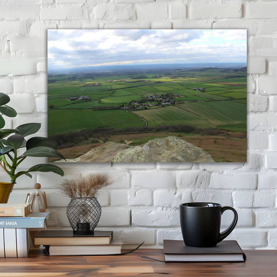 Giclée Mounted Wall Art Prints. Roseberry Topping. North Yorkshire Moors  National Park.  England.