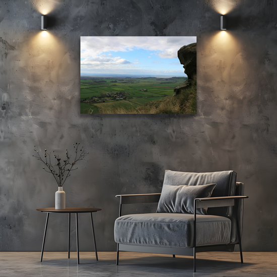 Giclée Mounted Wall Art Prints. Roseberry Topping. North Yorkshire Moors National Park. England.