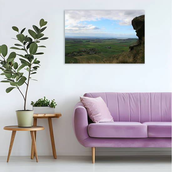 Giclée Mounted Wall Art Prints. Roseberry Topping. North Yorkshire Moors National Park. England.