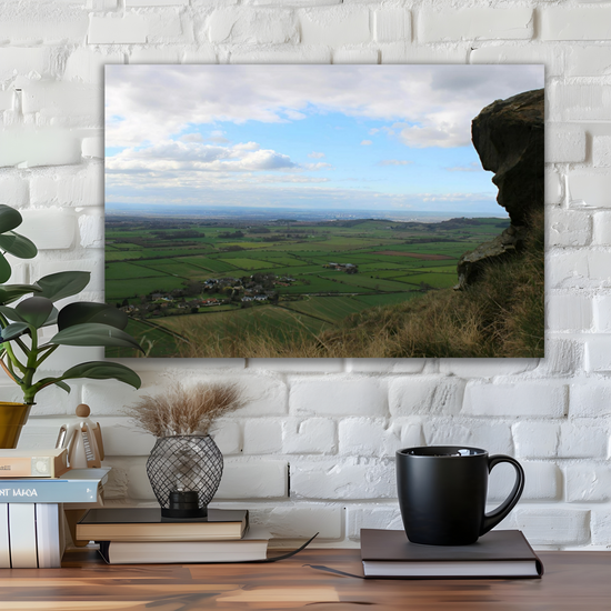 Giclée Mounted Wall Art Prints. Roseberry Topping. North Yorkshire Moors National Park. England.