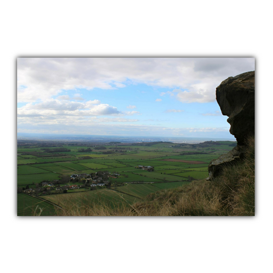 Giclée Mounted Wall Art Prints. Roseberry Topping. North Yorkshire Moors National Park. England.