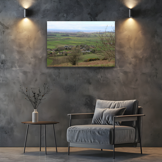 Giclée Mounted Wall Art Prints. Roseberry Topping. North Yorkshire Moors National Park. England.