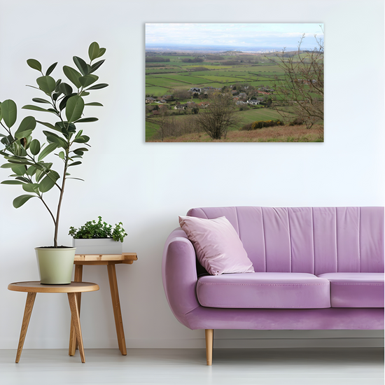 Giclée Mounted Wall Art Prints. Roseberry Topping. North Yorkshire Moors National Park. England.