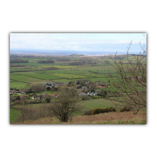 Giclée Mounted Wall Art Prints. Roseberry Topping. North Yorkshire Moors National Park. England.