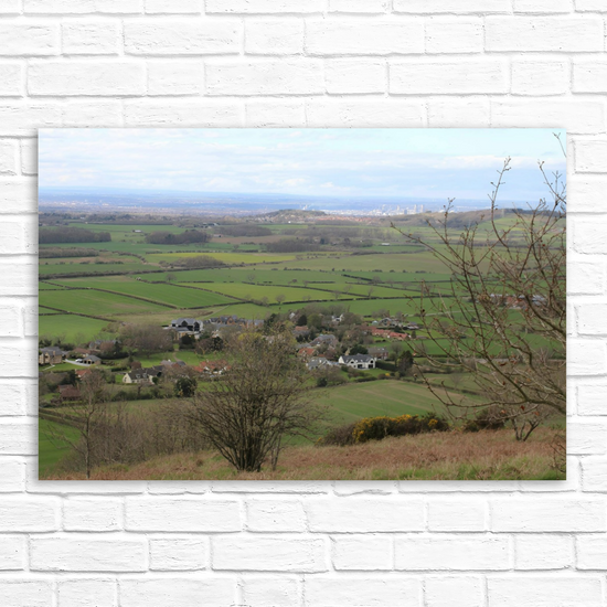 Giclée Mounted Wall Art Prints. Roseberry Topping. North Yorkshire Moors National Park. England.
