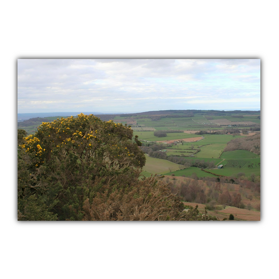 Giclée Mounted Wall Art Prints. Roseberry Topping. North Yorkshire Moors National Park. England.