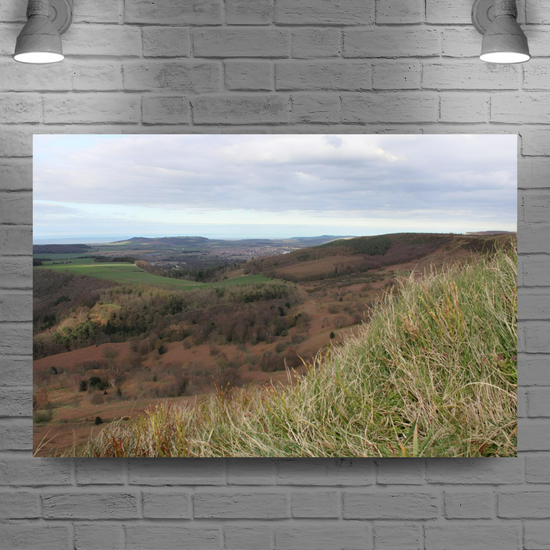 Giclée Mounted Wall Art Pints. Roseberry Topping. North Yorkshire Moors National Park. England.