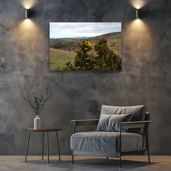 Giclée Mounted Wall Art Prints. Roseberry Topping. North Yorkshire Moors National Park. England.