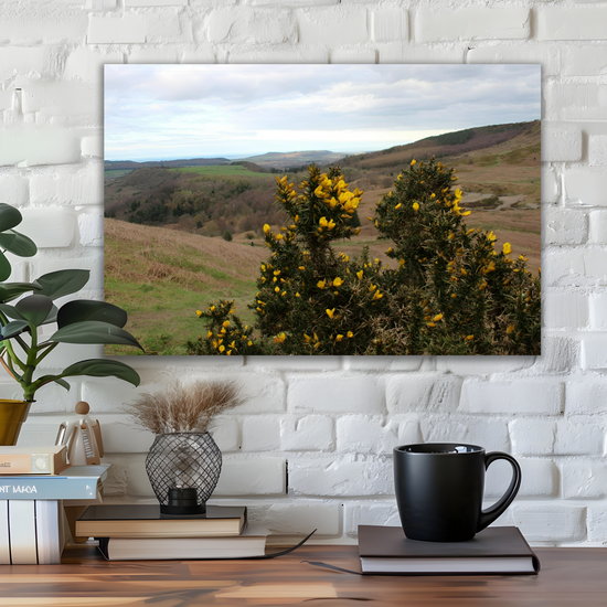 Giclée Mounted Wall Art Prints. Roseberry Topping. North Yorkshire Moors National Park. England.