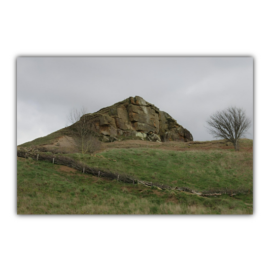 Giclée Mounted Wall Art Prints. Roseberry Topping. North Yorkshire Moors National Park. England.