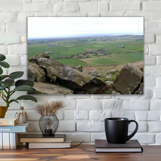 Giclée Mounted Wall Art Prints. Roseberry Topping.  North Yorkshire Moors National Park. England.