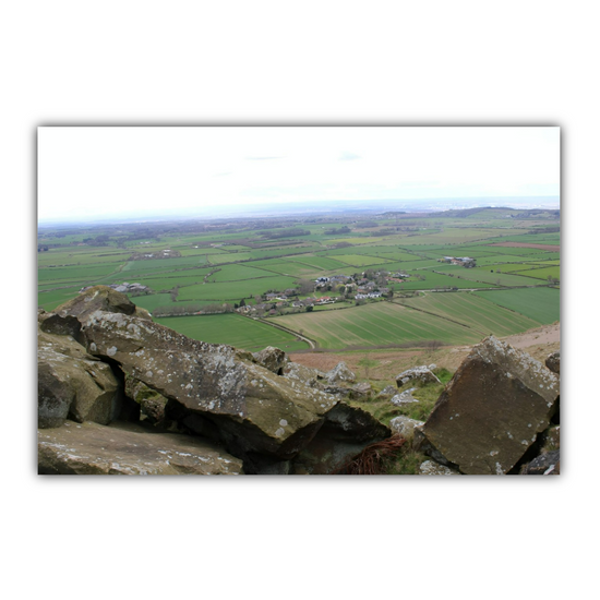Giclée Mounted Wall Art Prints. Roseberry Topping.  North Yorkshire Moors National Park. England.