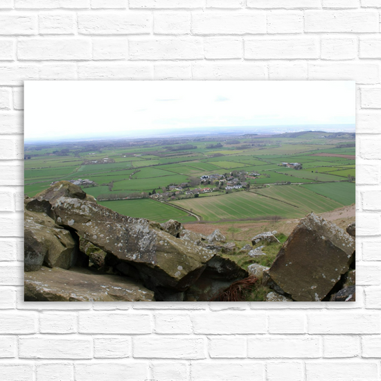 Giclée Mounted Wall Art Prints. Roseberry Topping.  North Yorkshire Moors National Park. England.