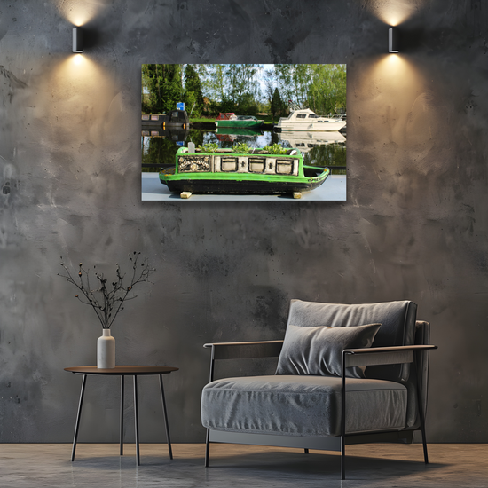 Giclée Mounted Wall Art Prints. Castleford Canal. Aire & Calder Navigation. West Yorkshire. England.