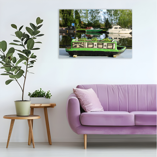 Giclée Mounted Wall Art Prints. Castleford Canal. Aire & Calder Navigation. West Yorkshire. England.