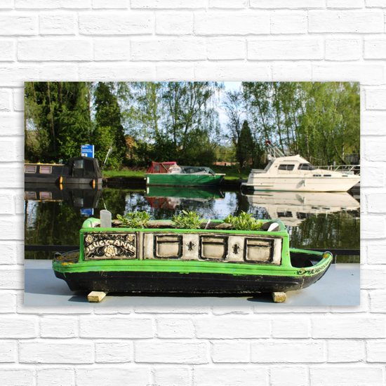Giclée Mounted Wall Art Prints. Castleford Canal. Aire & Calder Navigation. West Yorkshire. England.