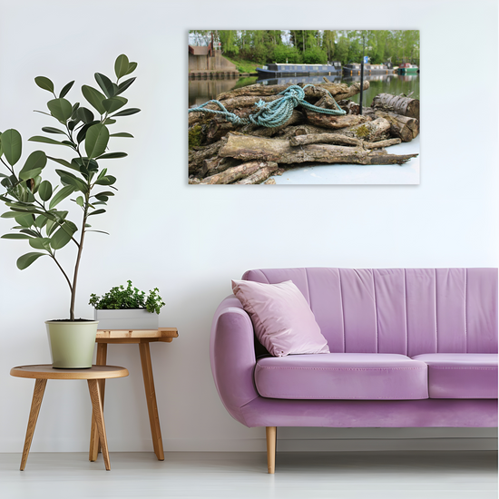 Giclée Mounted Wall Art Prints. Castleford Canal. Aire & Calder Navigation. West Yorkshire. England.