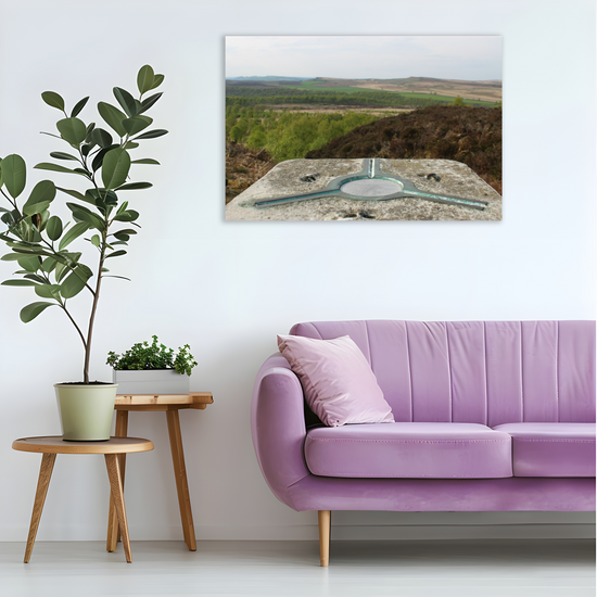 Giclée Mounted Wall Art Prints. Birchen Head. Peak District National Park. England.