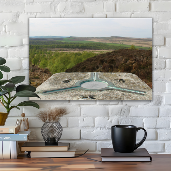 Giclée Mounted Wall Art Prints. Birchen Head. Peak District National Park. England.