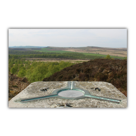 Giclée Mounted Wall Art Prints. Birchen Head. Peak District National Park. England.