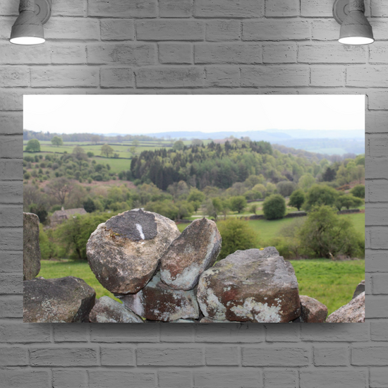 Giclée Mounted Wall Art Prints. Birchen Edge. Peak District National Park. England.