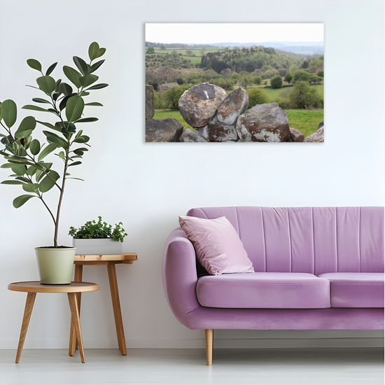 Giclée Mounted Wall Art Prints. Birchen Edge. Peak District National Park. England.