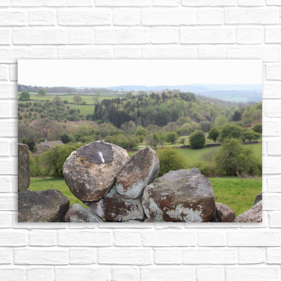 Giclée Mounted Wall Art Prints. Birchen Edge. Peak District National Park. England.