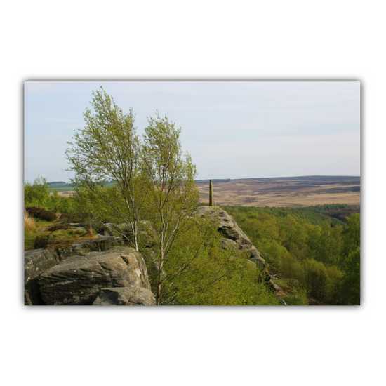 Giclée Mounted Wall Art Prints. Birchen Edge. Peak District National Park. England.