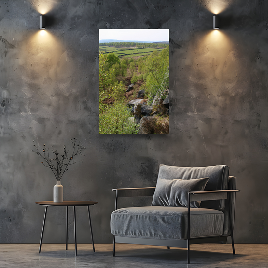 Giclée Mounted Wall Art Prints. Birchen Edge. Peak District National Park. England.