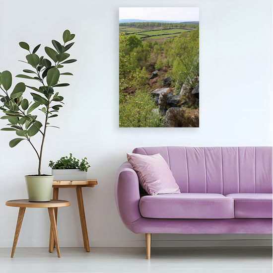 Giclée Mounted Wall Art Prints. Birchen Edge. Peak District National Park. England.