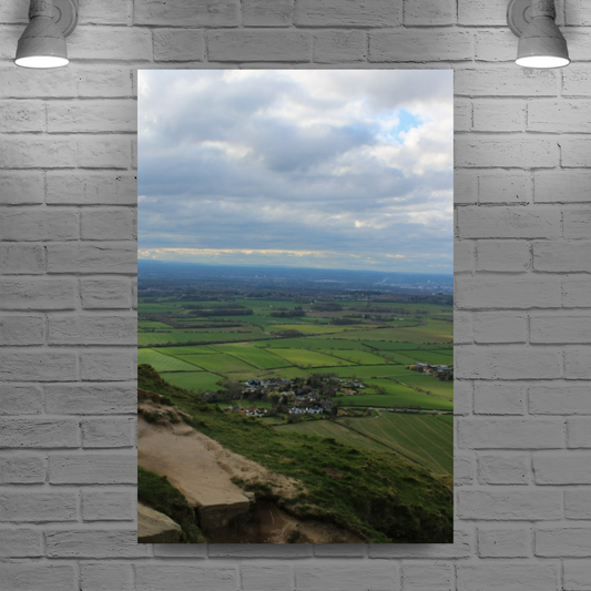 Giclée Mounted Wall Art Prints. Roseberry Topping. North Yorkshire Moors National Park. England.