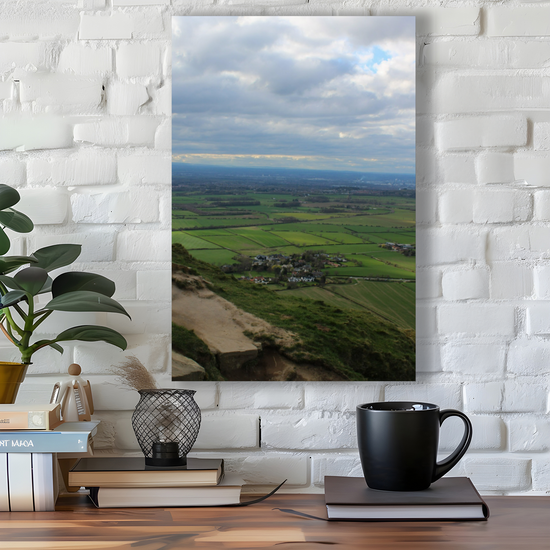 Giclée Mounted Wall Art Prints. Roseberry Topping. North Yorkshire Moors National Park. England.