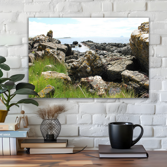 Giclée Mounted Wall Art Prints. Kildonan Beach. Isle of Arran. Scotland.