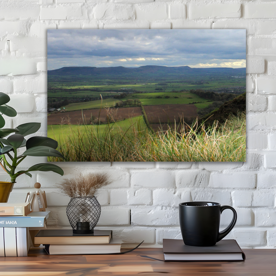 Giclée Mounted Wall Art Prints. Roseberry Topping. North Yorkshire Moors National Park. England.