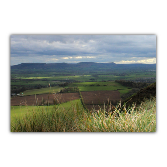 Giclée Mounted Wall Art Prints. Roseberry Topping. North Yorkshire Moors National Park. England.