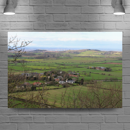 Giclée Mounted Wall Art Prints. Roseberry Topping. North Yorkshire Moors National Park. England.