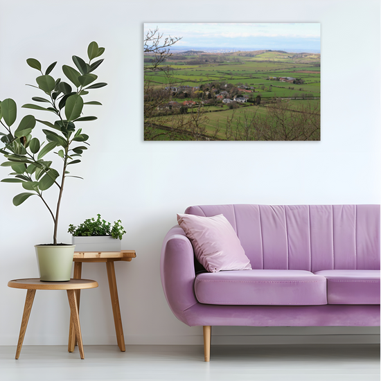 Giclée Mounted Wall Art Prints. Roseberry Topping. North Yorkshire Moors National Park. England.