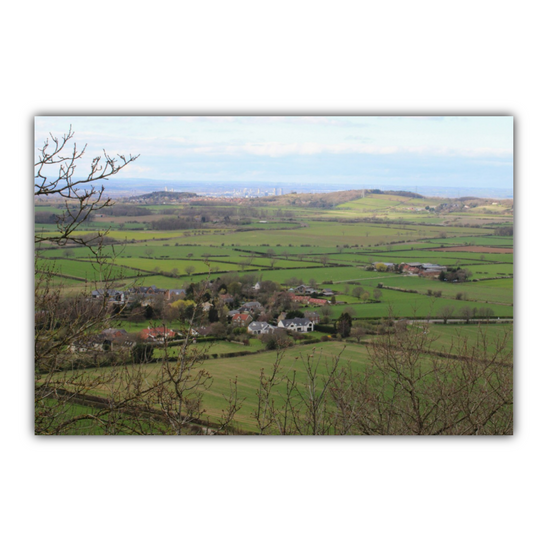 Giclée Mounted Wall Art Prints. Roseberry Topping. North Yorkshire Moors National Park. England.