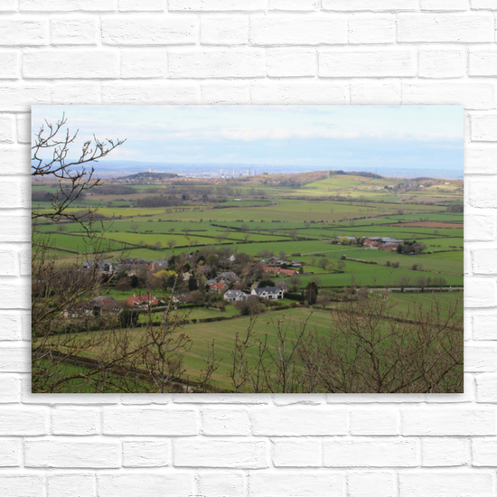 Giclée Mounted Wall Art Prints. Roseberry Topping. North Yorkshire Moors National Park. England.