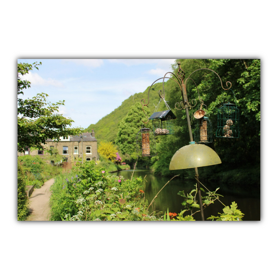 Giclée Mounted Wall Art Prints. Eastwood. The Rochdale Canal. West Yorkshire. England.